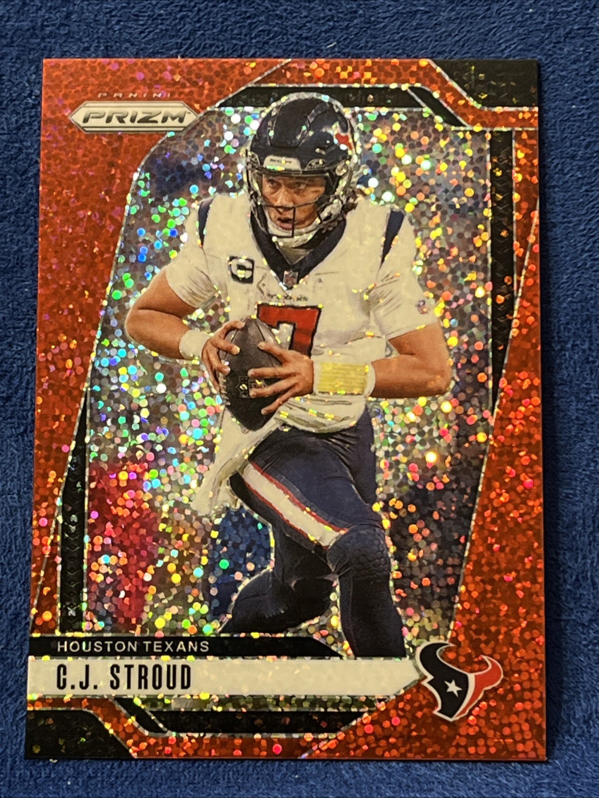 2024 Panini Prizm - C.J. Stroud #111 Red Sparkle Prizm