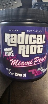 10 x Pre Workout Booster ''Radical Riot'' Trainingsbooster Peach 340 g