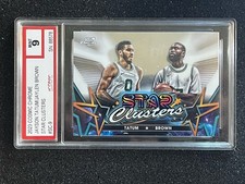 Jayson Tatum/ Jaylen Brown - 2023 Topps Cosmic Chrome Star Clusters Mint Celtics