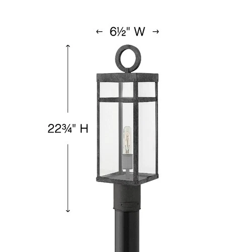 Hinkley Lighting 2801-LL Porter 1 Light 23" Tall Lisa McDennon - Black / - Picture 12 of 12