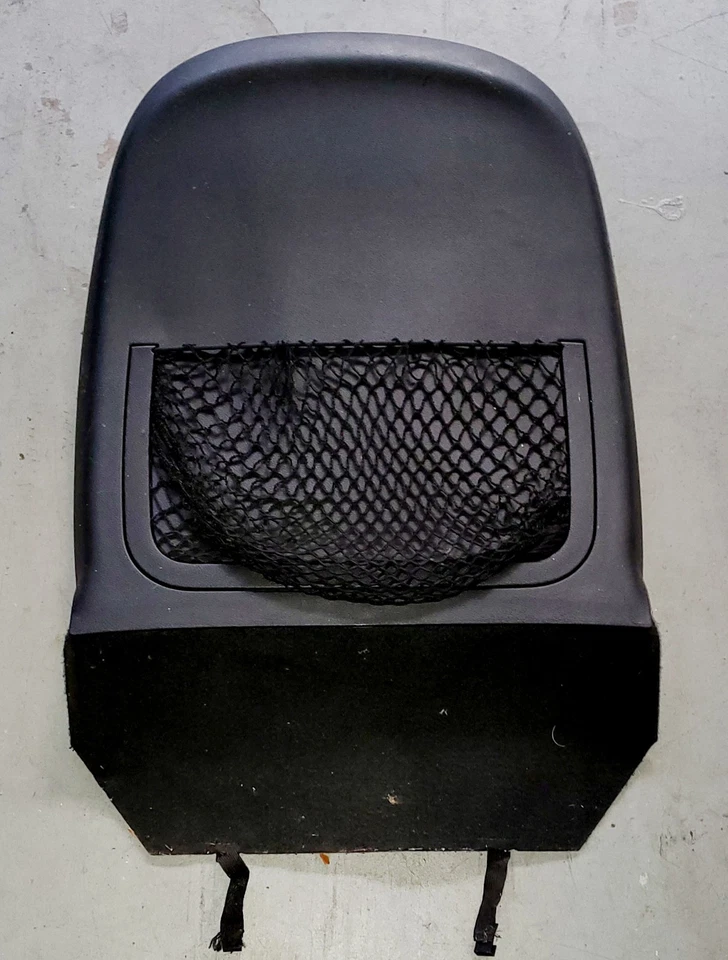 Cubierta del panel de moldura del asiento del conductor delantero izquierdo Kia Optima 2016-2020 OEM negra usada Foto 2 de 4
