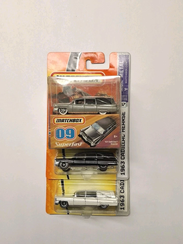 Matchbox 63 Cadillac Hearse Lot of 3 - Image 2 of 4