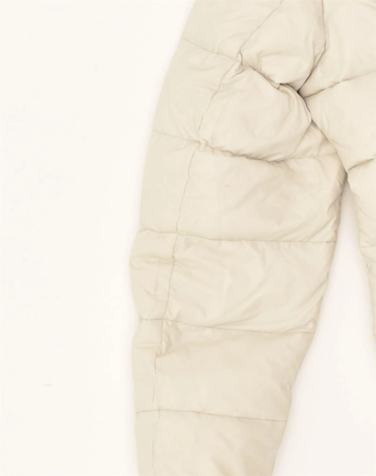 OFF WHITE BEST COMPANY Giacca donna imbottita con cappuccio UK 14 Large Off White Nylon BC15