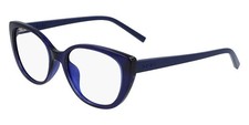 NEW DKNY DK5004 415 Crystal Navy Eyeglasses 50mm with DKNY Case