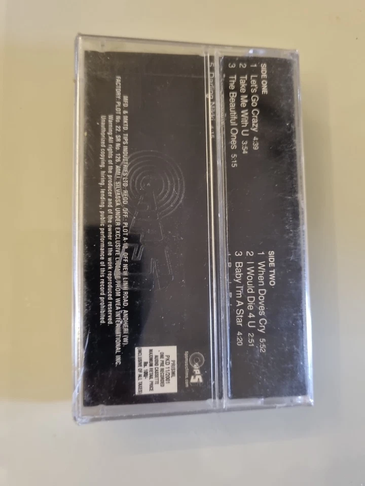 Prince and The Revolution - Purple Rain INDIA MADE SEALED CASSETTE rare - Image 3 of 4