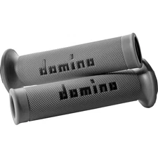 Domino A010 MotoGP Grips - Grey/Black, 125mm / Open Ends A01041C4052B7-0
