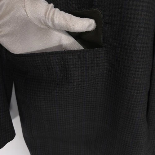 HICKEY FREEMAN 1899 USA Worsted Wool Blazer Jacket Sport Coat Brown 44L Beacon image 14