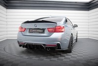 Maxton Design Heckansatz Diffusor Passend FüR BMW 4Er Coupe / Gran Coupe / Cabri