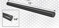 3 - Black Delrin / Acetal Copolymer Rod 5/8" Diameter x 1 ft Length