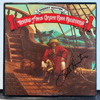AUTOGRAFIADO ROBERT HUNTER (Grateful Dead) "Tales Of The Great Rum Runners" LP