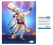 Paul Shaffer "The Masked Singer" AUTOGRAPH Signed 'Skeleton' 8x10 Photo ACOA