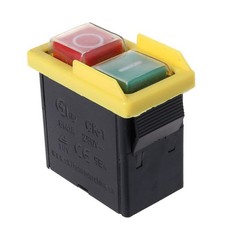 AC 250V 6/4A Waterproof Push Button Safe Switch For KJD6 Electromagnetic Machine