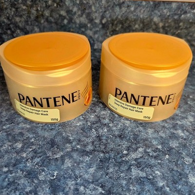 2 x Pantene Pro-V Intensive Damage Care Deep Repair Hair Mask Treatment 150g