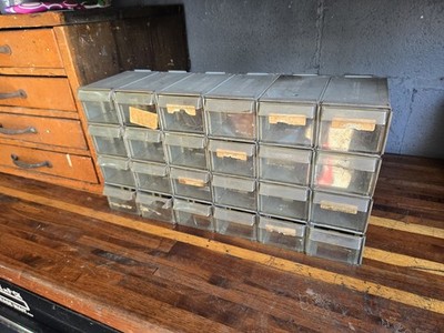 Vintage  DORMAN 24 DRAWER  Parts Cabinet 1940 s  (ADD A BIN) EXCELLENT CONDITION