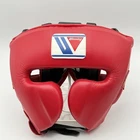 Winning Boxing Headgear FG-2900 Red Size L Face Guard type Japan Genuine USED