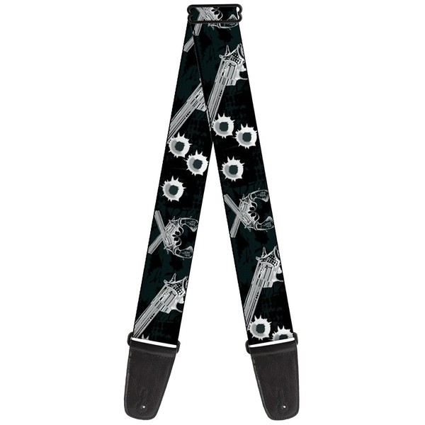 Guitar Strap - Revolvers Black/Gray (Us Import) Acc Neu-image