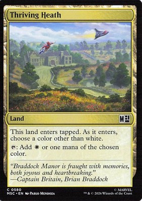 Thriving Heath 580 Common Commander: Marvel Super Heroes Magic: The Gathering NM