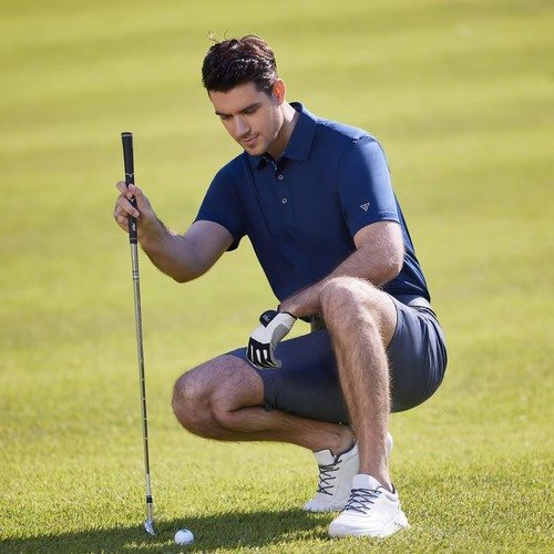 Golf Polo Shirts for Men Short Sleeve Performance Moisture Wicking Quick Dry ... - Picture 3 of 5