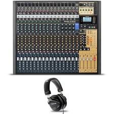 TASCAM Model 2400 24-Channel Multitrack Recorder, Mixer W/ TH-300X Headphones