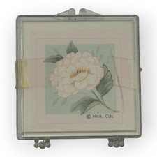 Hallmark Fashion Seals Peony Envelope Stickers 20 Count Floral 1990s NOS Vintage