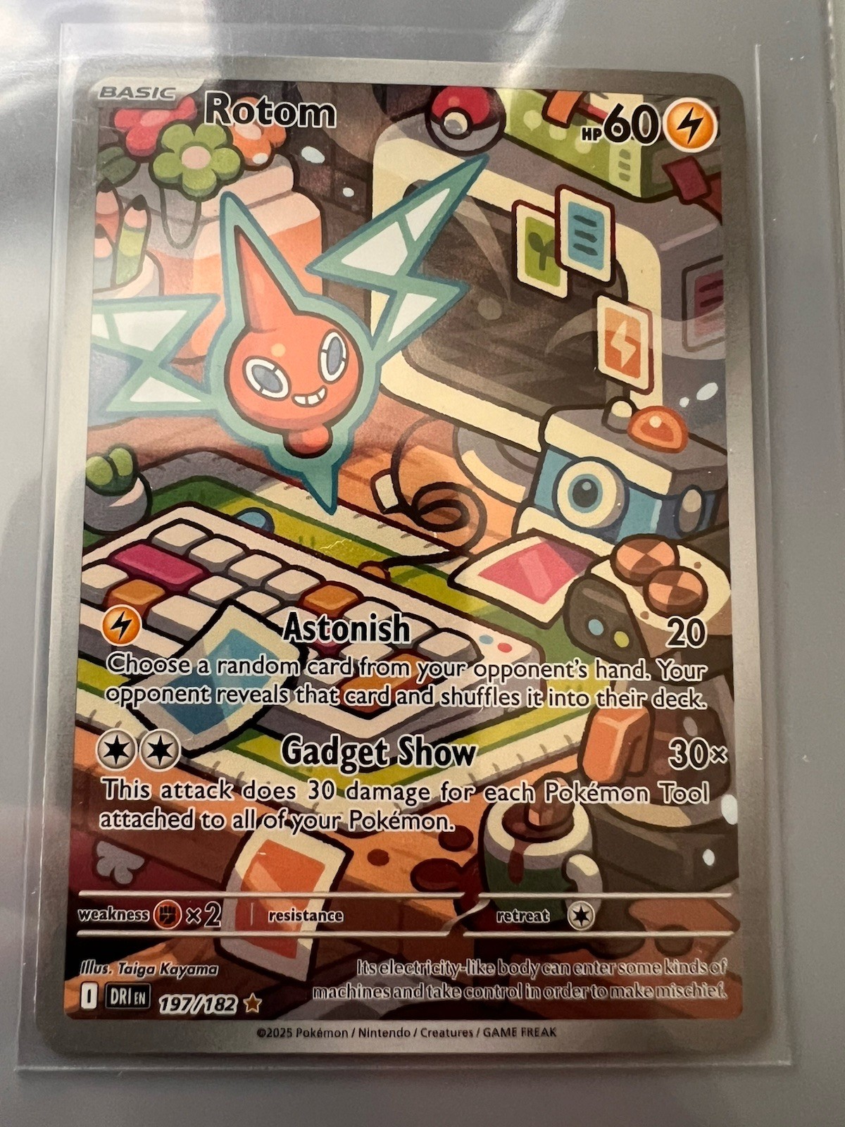 2025 Pokemon SV Destined Rivals DRI EN Rotom 197/182