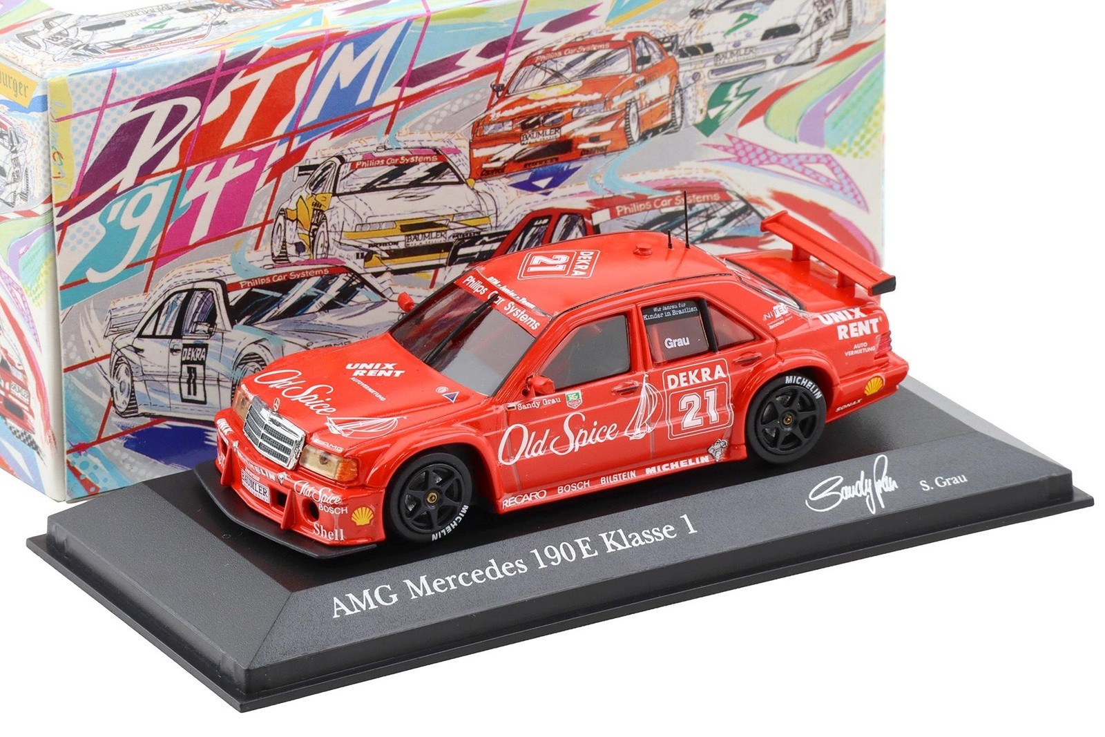 Minichamps 1:43 Mercedes 190E DTM 1994 AMG Junior Team #21 S.Grau
