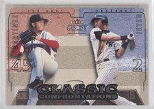 2004 Fleer Genuine Insider Classic Confrontations Pedro Martinez Derek Jeter b8c