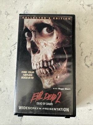 Evil Dead II 2 VHS 1998 Collectors Edition Widescreen Vintage Horror