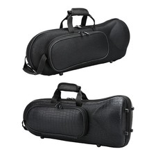 Professional Trumpet Case Oxford Hard Shell Tote Light Black