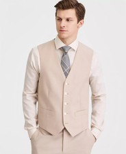 115 Tommy Hilfiger Men's Modern Fit Stretch Cotton Suit Vest Large zau2626e