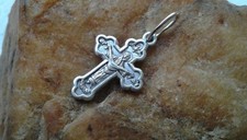 NKlaus 925 Plata Esterlina Cruz Ortodoxa Colgante Símbolo De Fe 6263