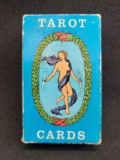 1971 Tarot Cards Set Rider & Company London Switzerland Blue Box Missing 4 Rare