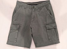 Boy Scouts of America Uniform Shorts Men's Teens 32 W Green Canvas Cargo Pockets