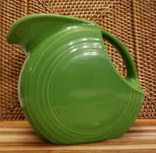 Vintage Homer Laughlin Fiestaware FIESTA FOREST GREEN 2 Quart Disk Water Pitcher