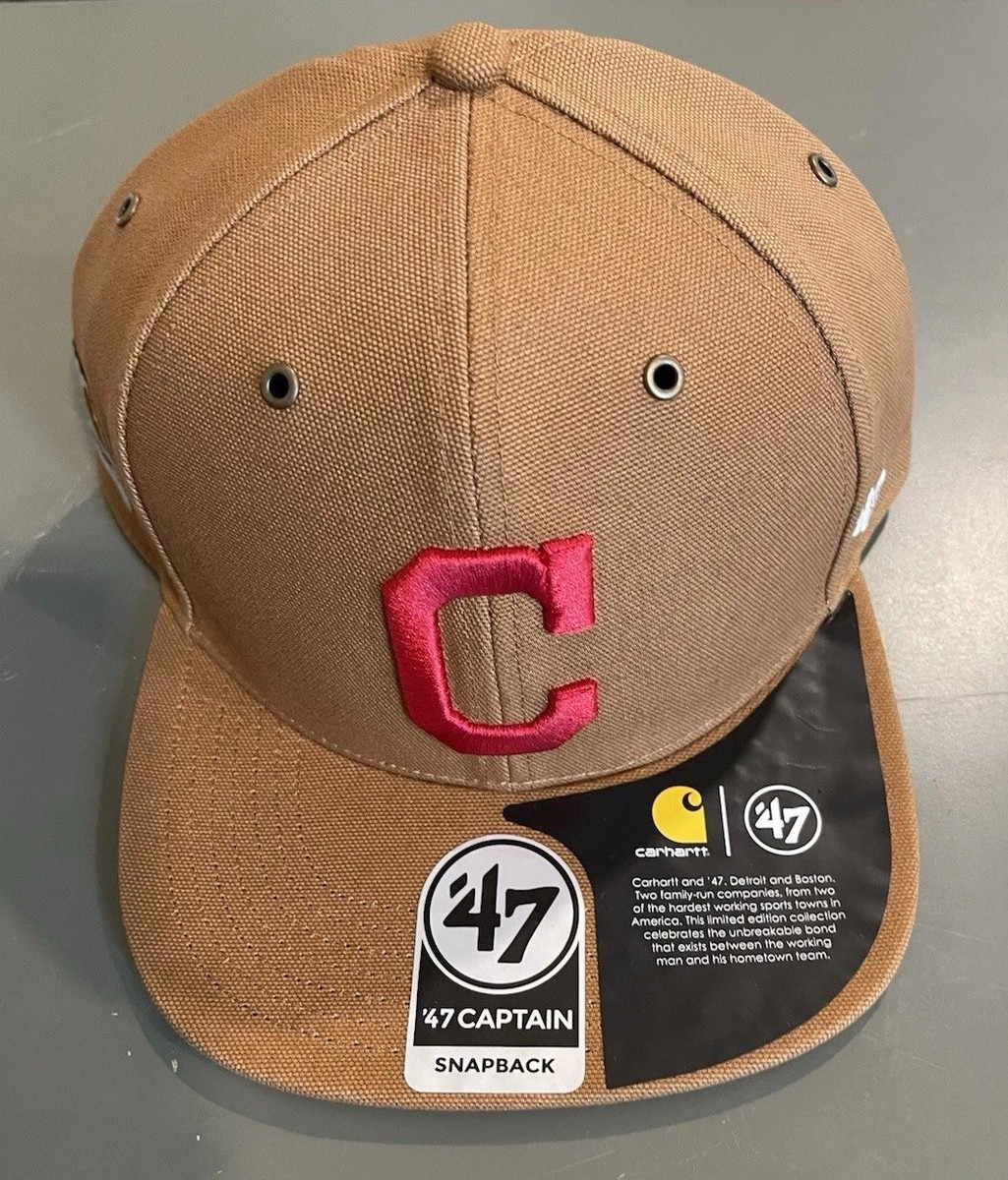 Carhartt x '47 Brand Cleveland Indians Guardians MLB Brown Hat Cap