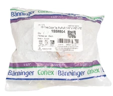 Banninger Conex Press Copper Tee Straight Connector 1-1/2" x 1-1/2" 1558804