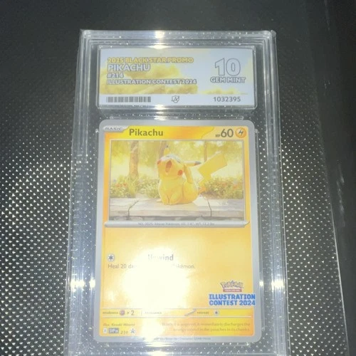 Pikachu Black Star Promo #214 Illustration Contest 2024 English ACE 10