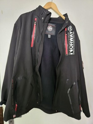 Norway Geografical Unisex Schwarz Gr.XXL Wasserdicht Kapuze