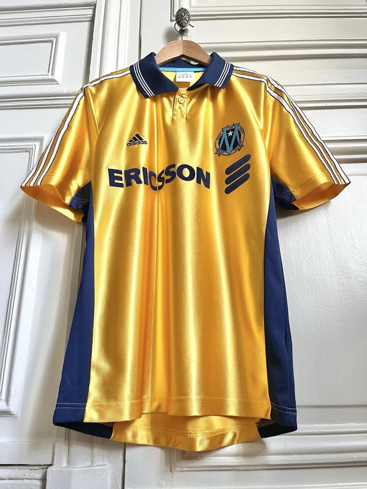 Maillot vintage Olympique Marseille OM 1999 99 anniv. 100 ans Adidas taille M - Photo 2/4