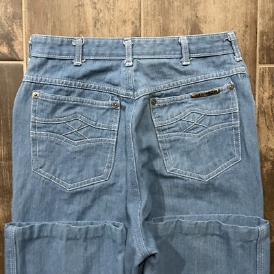 Vintage 70s N est-Ce Pas? Light Wash Indigo Denim Blue Jeans