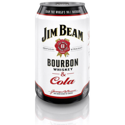 Jim Beam Cola Original Mixgetränk in der Dose Longdrink 330ml