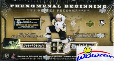 2005 UD Sidney Crosby PB GOLD 21 Card ROOKIE Set+JUMBO RC! Look for $1,500 AUTO!