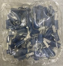 BM 00252 Blade Pin Insulated Lug 1.5-2.5mm2/16-14 AWG , Blue, 100 Pc's Per Pkt