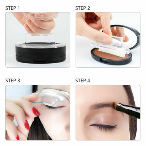 3PCS Cosmetic Definition Natural Shape Eyebrow Shadow Stamp Waterproof Brow Dye - Picture 3 of 27