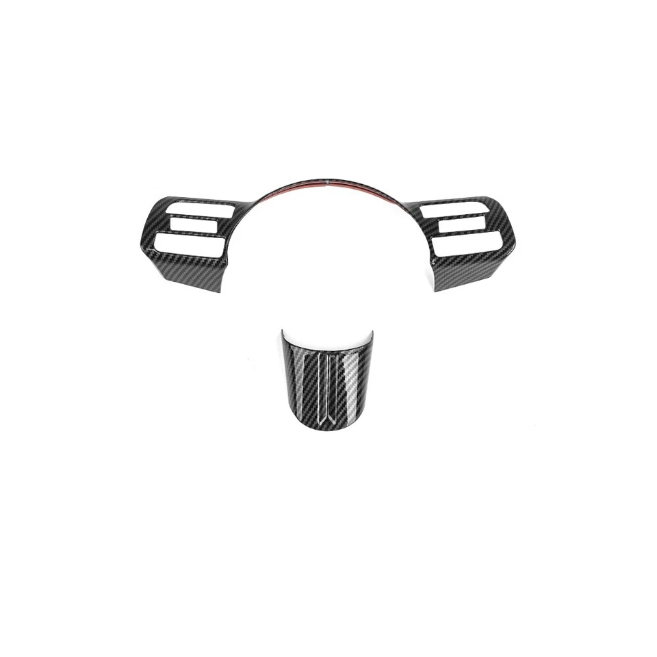 Carbon ABS Steering Wheel Button Frame Trim Cover for Hyundai Tucson NX4 2025-26 - Image 2 of 4