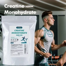 1000G Creatine Monohydrate Micronized Creatine Powder Unflavored Fitness Sport