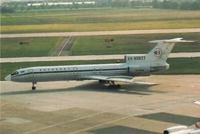 Postcard Airline SAYAKHAT Tupolev TU-154M UN-85837 Limited CC7.