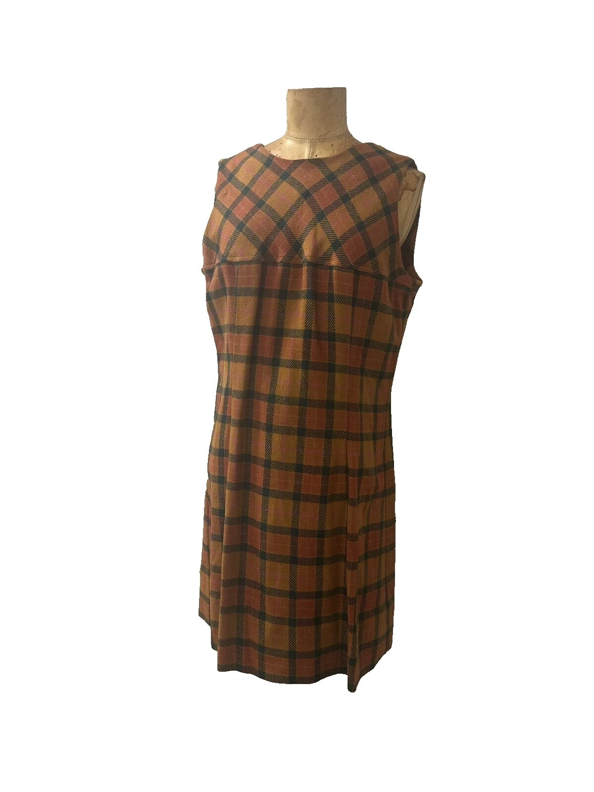 Mod/Gogo Mezcla de lana Vestidos Vintage Diario para De mujer