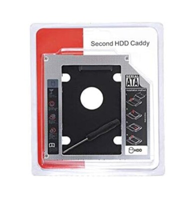 Universal 2nd HDD Caddy 9,5mm SATA 2.0 Slim SATA III Festplatte Optibay Adapter 