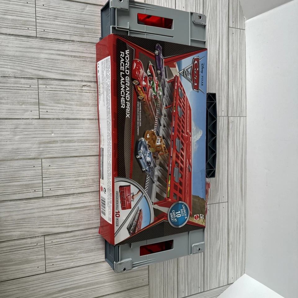 Disney Pixar Cars 2 World Grand Prix Race Car Launcher Storage Case NEW Read - Image 2 of 4